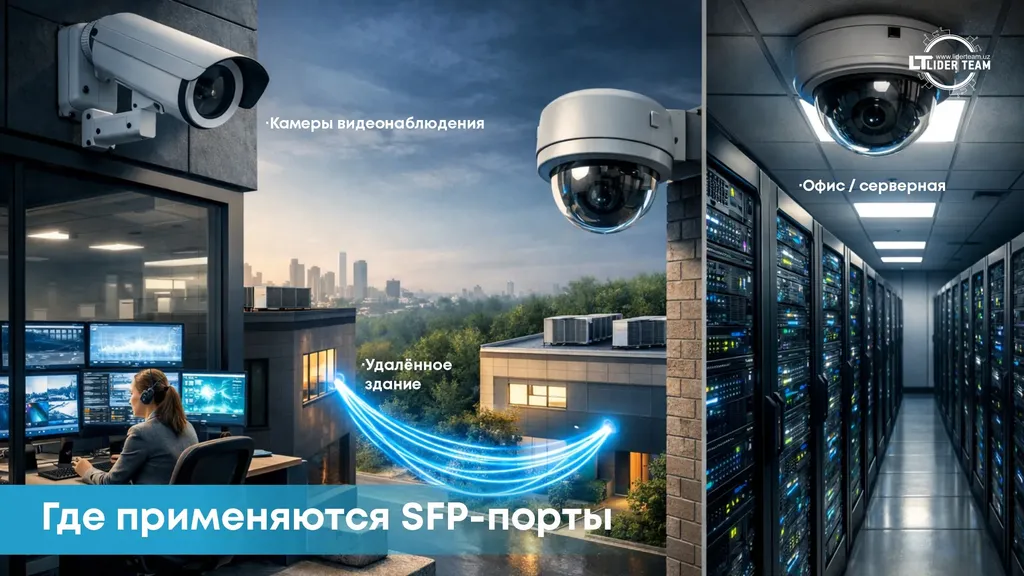 Где применяются SFP порты