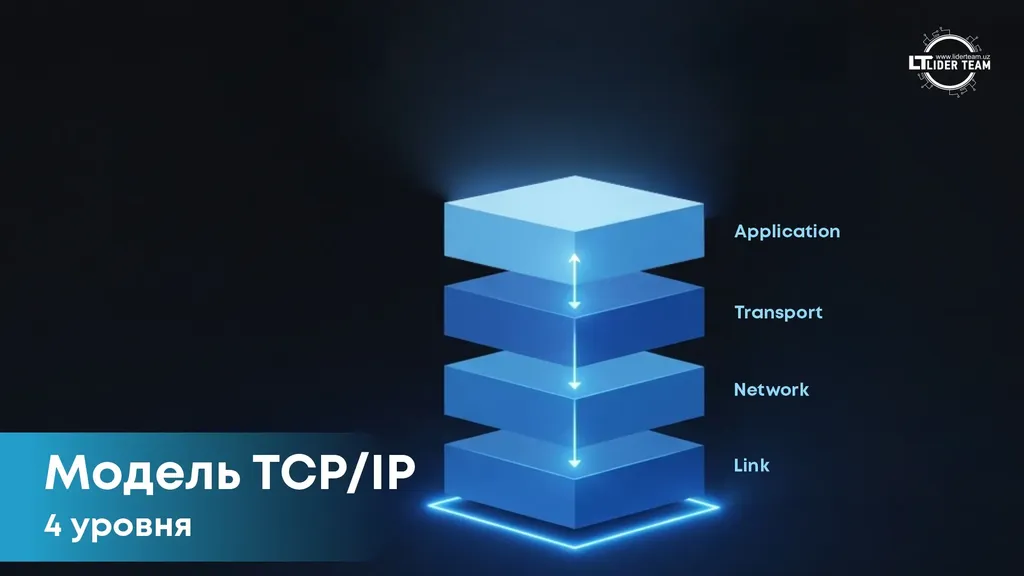Структура модели TCP/IP