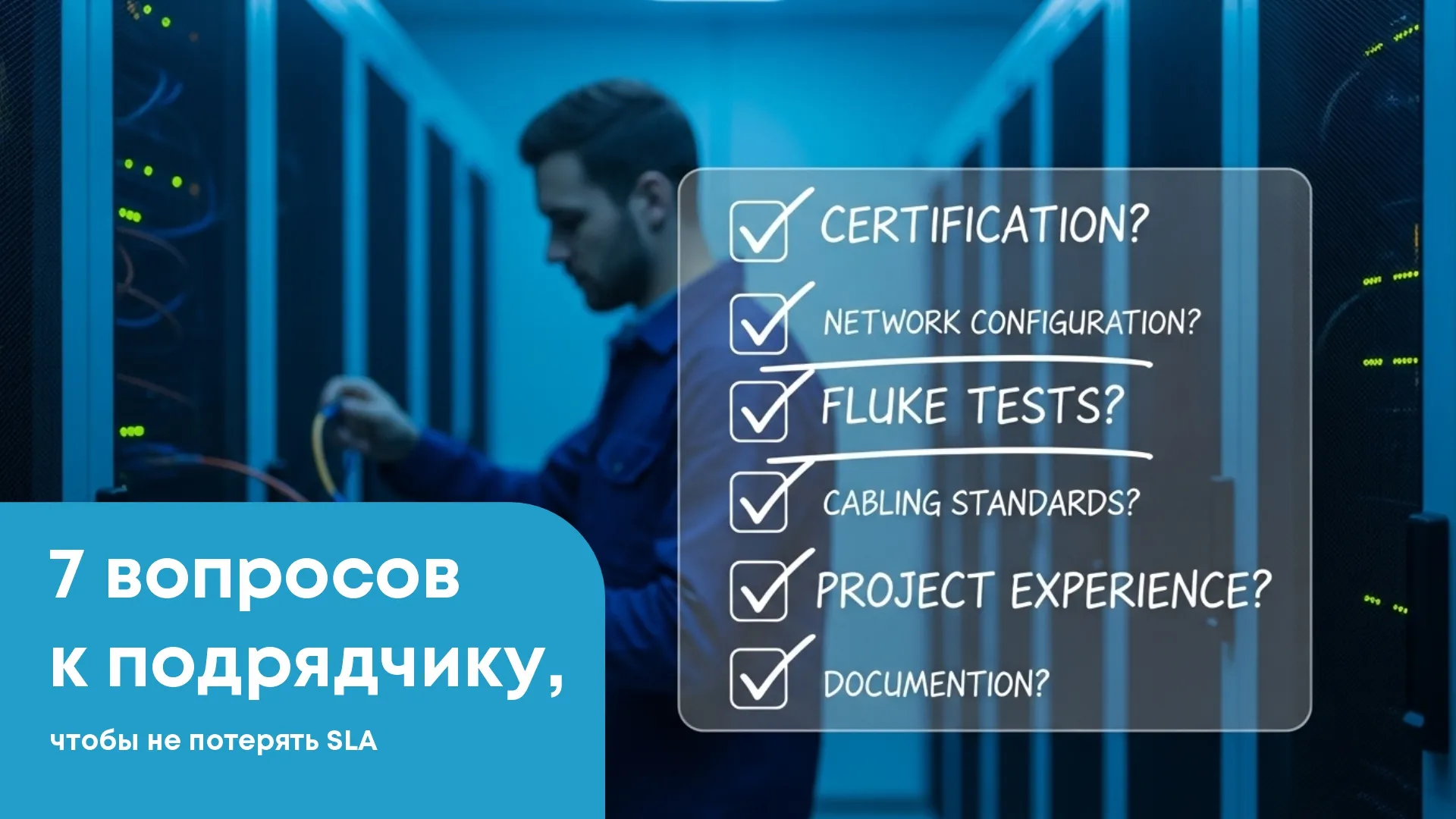 7 вопросов подрядчику по витой паре