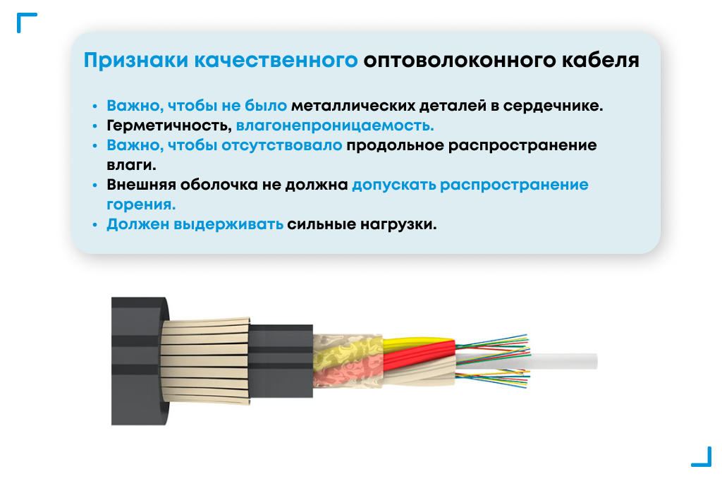 Качественный оптический кабель Качественный оптический кабель