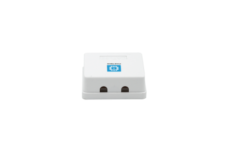 Pixietech rozetkasi (tashqi), CAT5e UTP RJ-45, 2 port