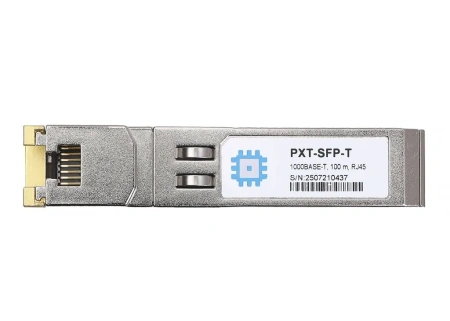 RJ45 interfeysli SFP moduli, masofa 100 m gacha.