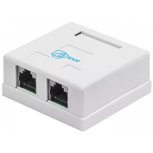 Pixietech rozetkasi (tashqi), CAT5e UTP RJ-45, 2 port