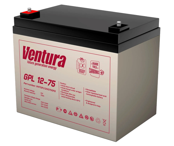 Аккумуляторная батарея Ventura GPL 12-75