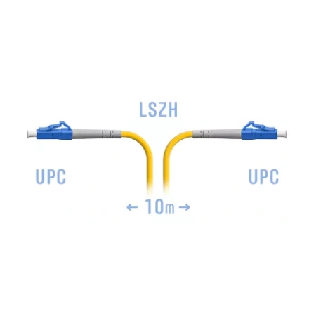 Optik patch-kord LC/UPC SM 10 metr
