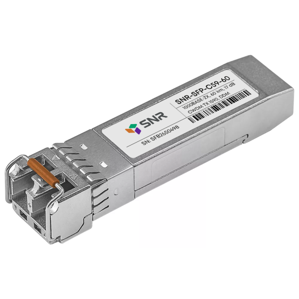 Optik CWDM SFP moduli, masofa 60 km gacha (17dB), 1590nm