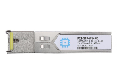 Модуль SFP WDM, дальность до 80км (24dB), 1490/1550нм