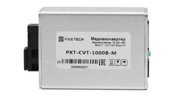 Mediakonverter 10/100/1000Base-T / 100/1000Base-FX, Tx/Rx: 1550/1310 nm