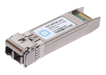 SFP28 moduli, 25GBASE-LR, LC Duplex, uzatish masofasi 2 km gacha.