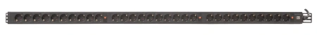 30 ta Schuko rozetkalari uchun Pixietech 16A elektr rozetka bloki, 3 fazali, 2 m quvvat simi IEC603909 16A 3P+N+PE