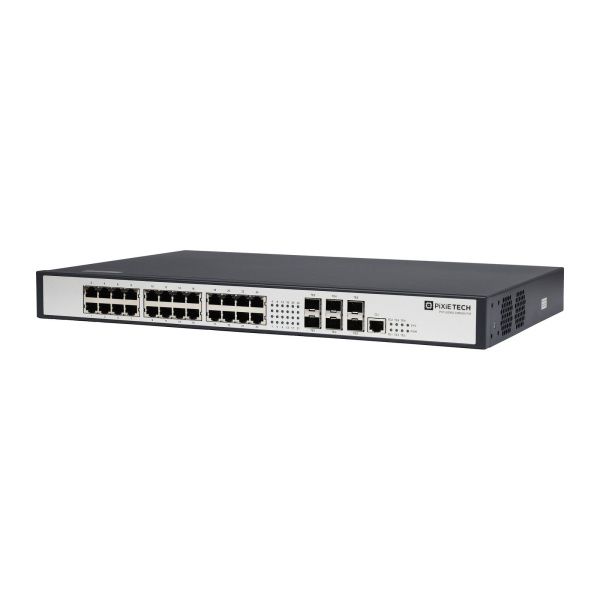 L3 darajali boshqariladigan PoE kommutator PXT-S2950-24MG6X-POE