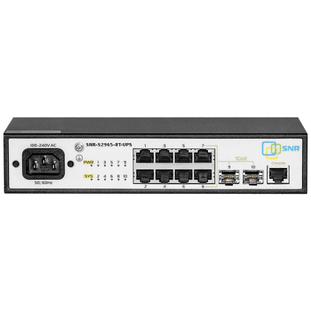 2-darajali boshqariladigan kommutator SNR-S2965-8T-UPS