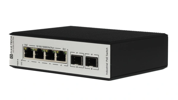 Boshqariladigan sanoat POE kommutatori L2 PXT-S250G-2S4T-POE