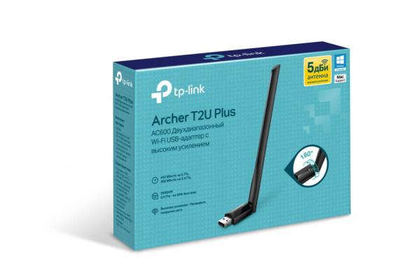 Wi‑Fi USB‑адаптер TP-LINK Archer T2U Plus
