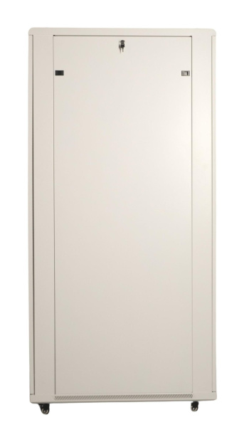 Zaminli shkaf 42U 600*800*2000 mm, teshikli eshik, oq