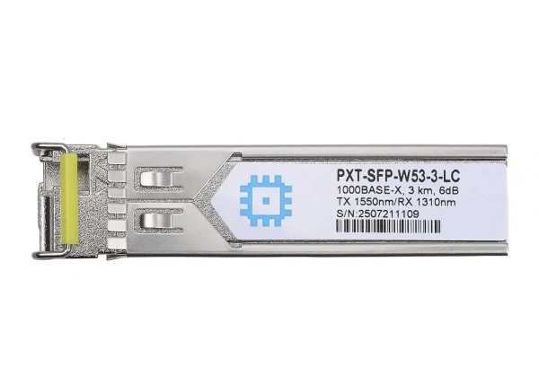 SFP WDM moduli, masofa 3 km gacha (6 dB), LC Simplex, 1550 nm.