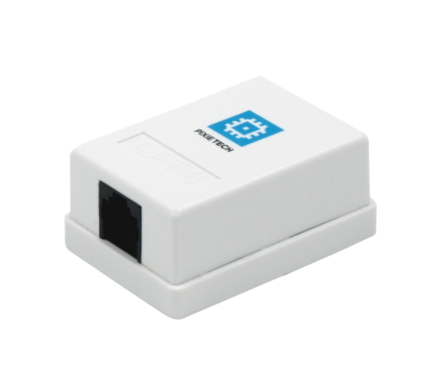 Розетка накладная PXT, CAT6 UTP RJ-45, 1 порт
