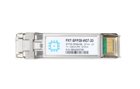 Модуль SFP28 WDM, 25GBASE, разъем LC, дальность до 20 км, 1330 нм