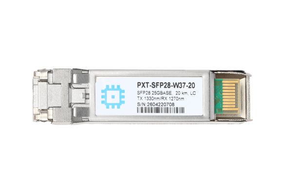 Модуль SFP28 WDM, 25GBASE, разъем LC, дальность до 20 км, 1330 нм
