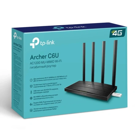 TP-LINK Archer C6U Wi-Fi marshrutizatori
