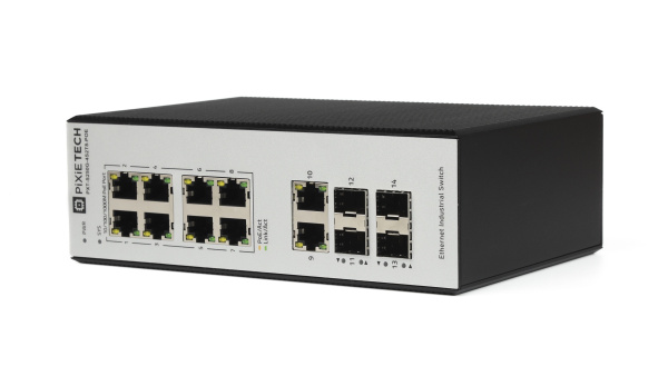 Управляемый промышленный POE коммутатор PXT-S250G-4S2T8-POE