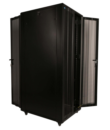 Шкаф напольный 42U 800*1000*2000 мм, двойная дверь