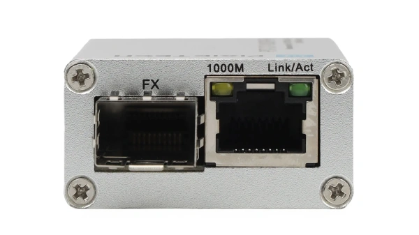 Mediakonverter 10/100/1000Base-T / 100/1000Base-FX, SFP port bilan