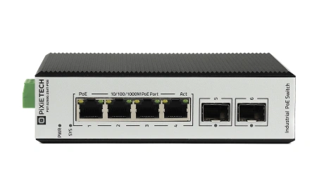 Boshqariladigan sanoat POE kommutatori L2 PXT-S250G-2S4T-POE