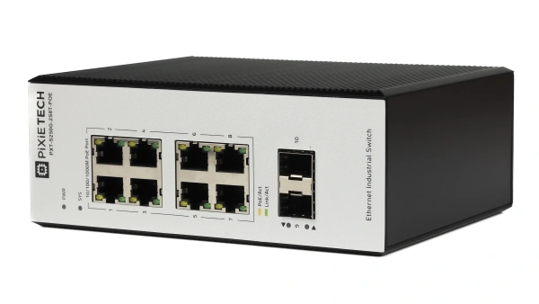 Boshqariladigan sanoat POE kommutatori PXT-S250G-2S8T-POE