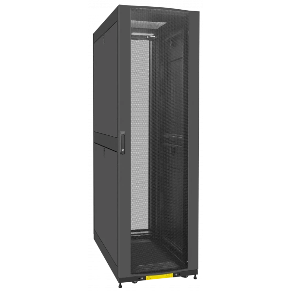 Polga o'rnatiladigan shkaf 42U 600*800*2000 mm, perforatsiyalangan eshik