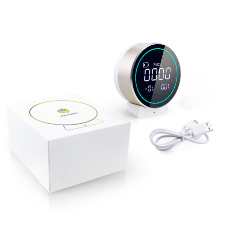Индикатор температуры, влажности, частиц PM2.5 Tuya Smart Wi-Fi