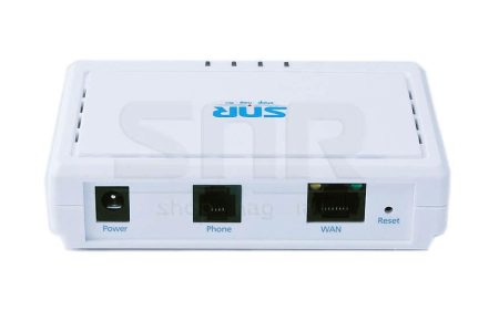 VoIP shlyuzi SNR, 1 FXS, 1 RJ45, 1 SIP hisobi