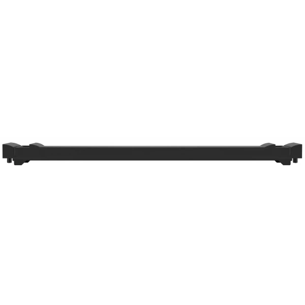19" plastik soxta panel-qopqoq, balandligi 1U, asbabsiz montaj