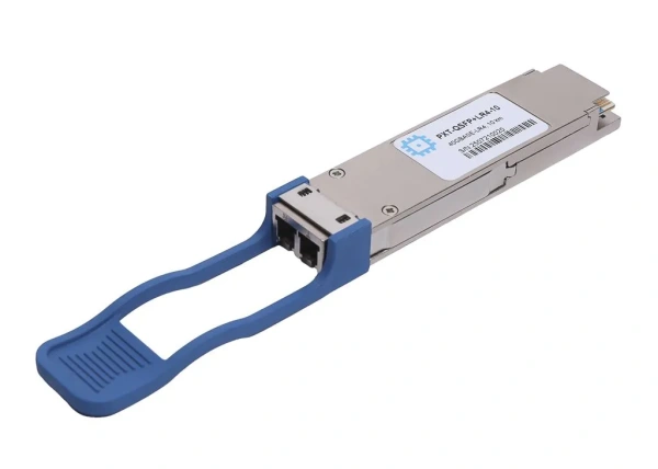 Ikki tolali QSFP+ moduli, 40GBASE-LR4, LC ulagichi, uzatish masofasi 10 km gacha (7 dB).