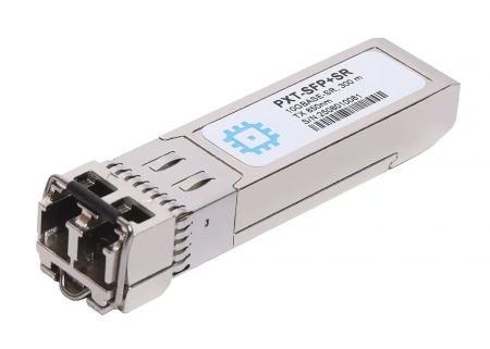 SFP+ optik moduli, uzatish masofasi 300 m gacha (5 dB), 850 nm.