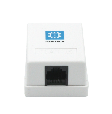 Розетка накладная PXT, CAT6 UTP RJ-45, 1 порт