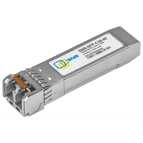 SFP CWDM optik moduli, uzatish masofasi 60 km gacha (25 dB), 1390 nm.