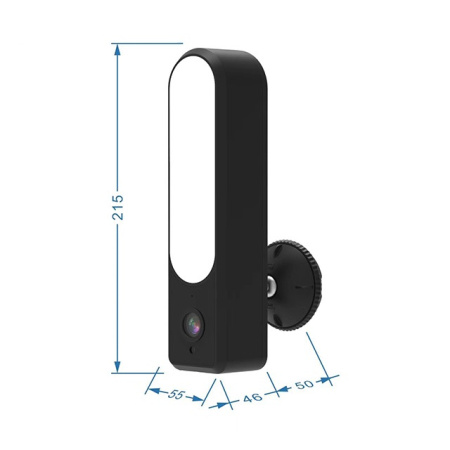 Настенный светильник с HD Wi-Fi камерой Tuya Smart
