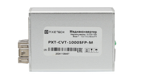Медиаконвертер 10/100/1000-Base-T / 100/1000Base-FX с SFP-портом