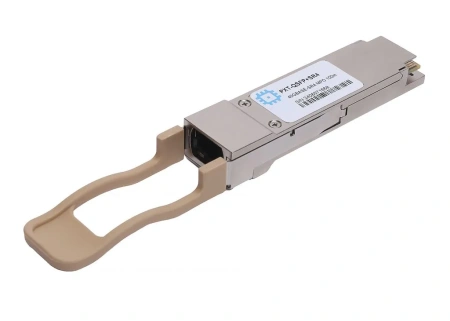 QSFP+ moduli, 40GBASE-SR4, MPO ulagichi, uzatish masofasi 100 metrgacha.