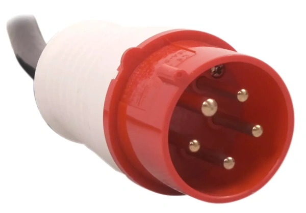 30 ta Schuko rozetkalari uchun Pixietech 16A elektr rozetka bloki, 3 fazali, 2 m quvvat simi IEC603909 16A 3P+N+PE