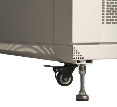 Шкаф напольный 42U 600*800*2000 мм, перфорированная дверь, белый