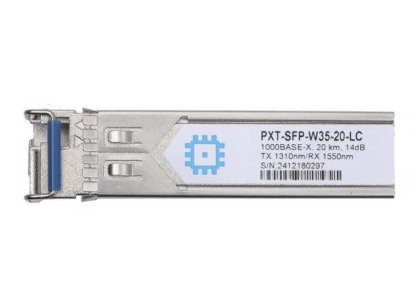 Модуль SFP WDM, дальность до 20км (14dB), LC Simplex, 1310нм