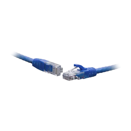 Коммутационный шнур UTP cat.5e 0,15 м синий