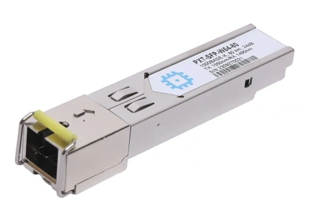 SFP WDM moduli, uzatish masofasi 80 km gacha (24 dB), 1490/1550 nm.