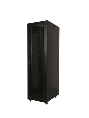 Polga o'rnatiladigan shkaf 42U 600*800*2000 mm, perforatsiyalangan eshik
