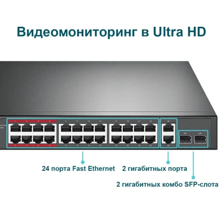 Kommutator TP-LINK TL-SL1226P