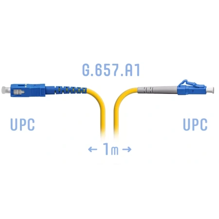 Optik patch-kord LC/UPC-SC/UPC SM 1 metr