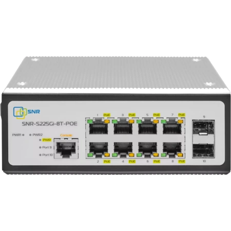 SNR-S225Gi-8T-POE 2-darajali boshqariladigan sanoat PoE kommutator