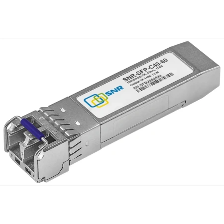SFP CWDM optik moduli, uzatish masofasi 60 km gacha (17 dB), 1490 nm.